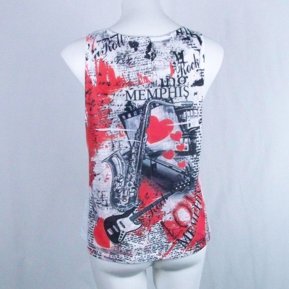 Sleeveless Top - Memphis Theme XL - Picture 6 of 8